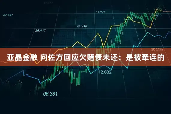 亚晶金融 向佐方回应欠赌债未还：是被牵连的
