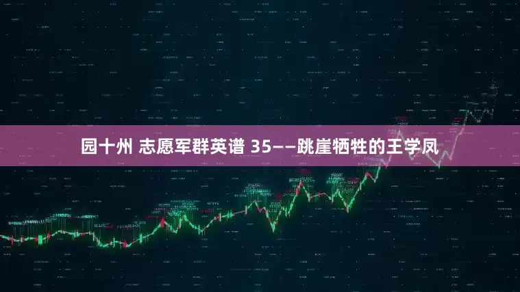 园十州 志愿军群英谱 35——跳崖牺牲的王学凤