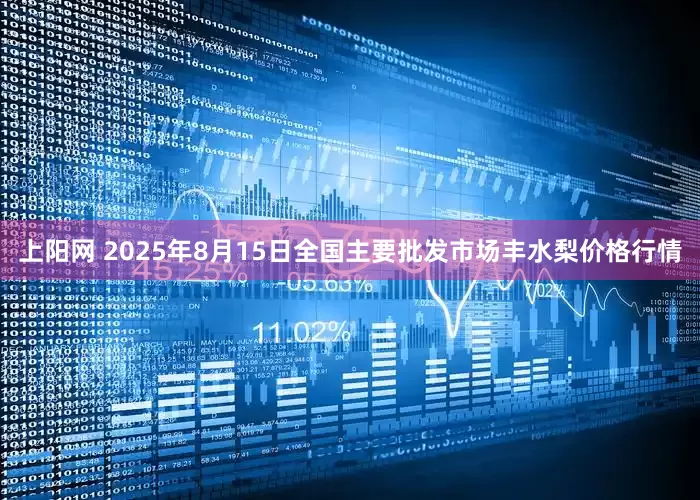 上阳网 2025年8月15日全国主要批发市场丰水梨价格行情